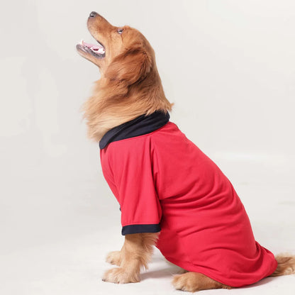 Everyday Polo Tee - Black/Red