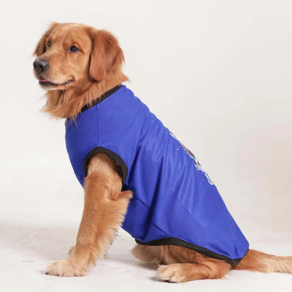 Cute Dog Graphic Tee - Blue