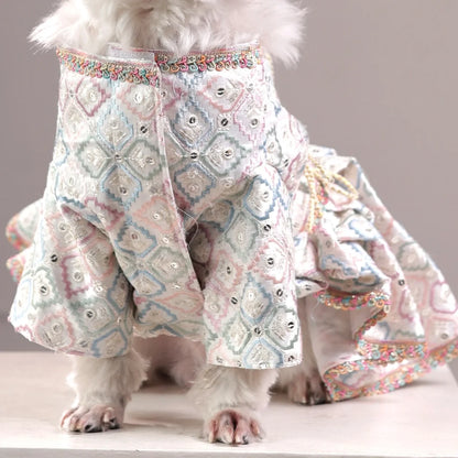 Pastel Pataka Lehenga