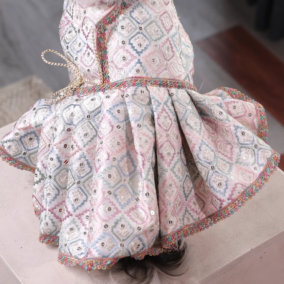 Pastel Pataka Lehenga