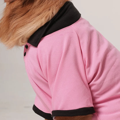 Everyday Polo Tee - Black/Pink