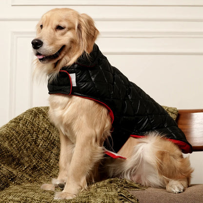 Black Quilted Puffer Jacket