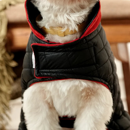 Black Quilted Puffer Jacket