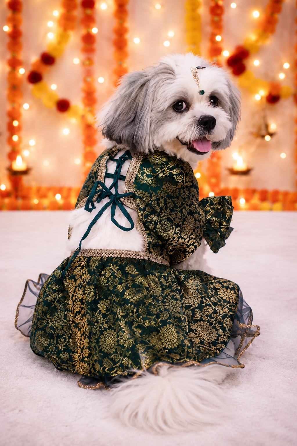 Mehendi Muse Lehenga