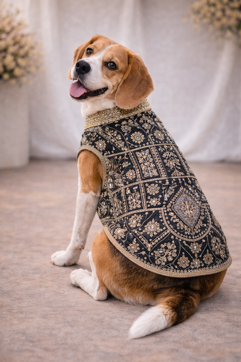 Siyah Royal Kurta